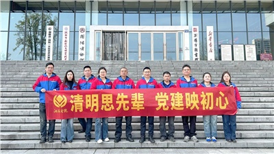 緬懷先烈，湘聯電纜黨支部開展清明主題黨日活動！
