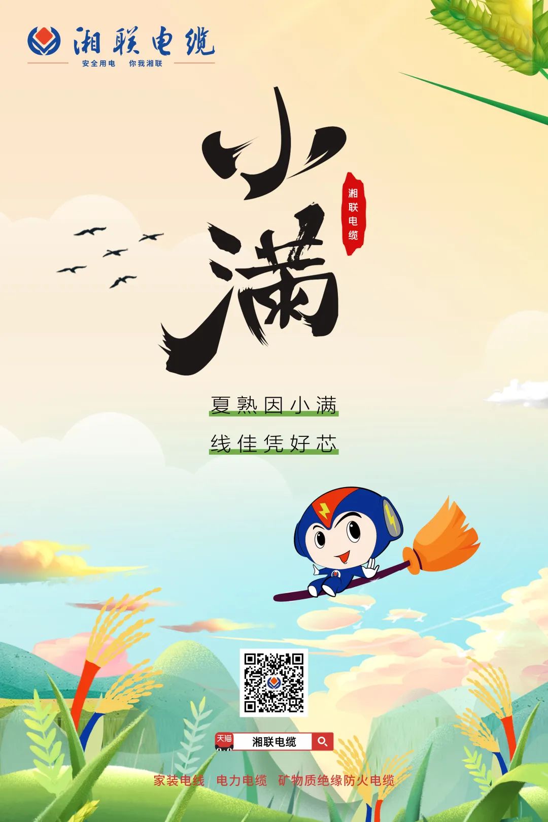 小滿節(jié)氣今日至，用電安全需重視！#安全用電你我湘聯(lián)